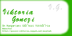 viktoria gonczi business card